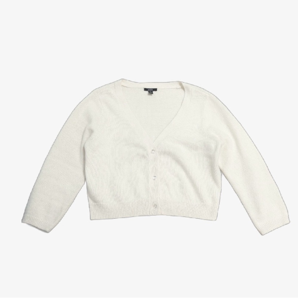 Jacob Women's White Cardigan Sweater